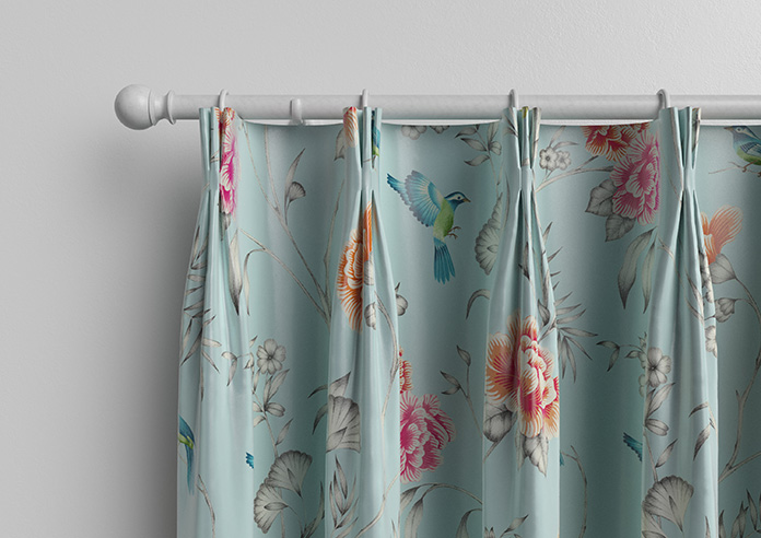 Borneo, Powder Blue - Made to Measure Curtains - Image 11